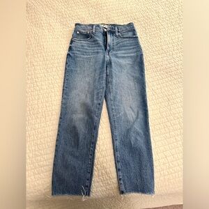 Madewell petite perfect vintage jean in ainsworth wash